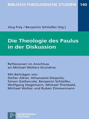 cover image of Die Theologie des Paulus in der Diskussion